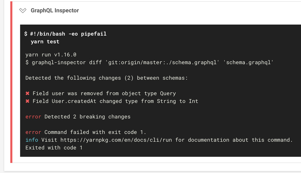 Schema Diff in CircleCI